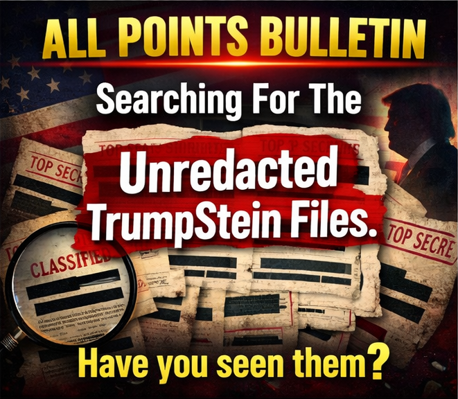 All Points Bulletin: Unredacted TrumpStein Files